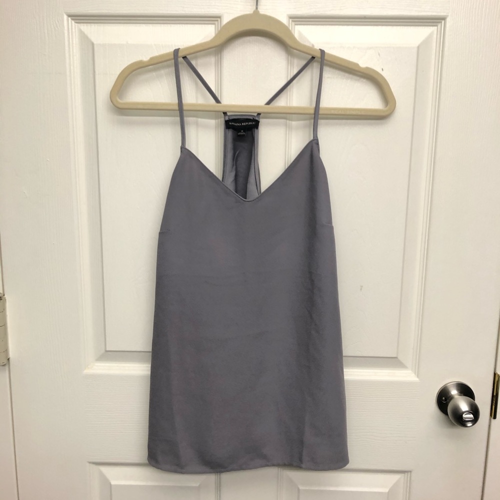 Banana Republic Grey Tank Top Business